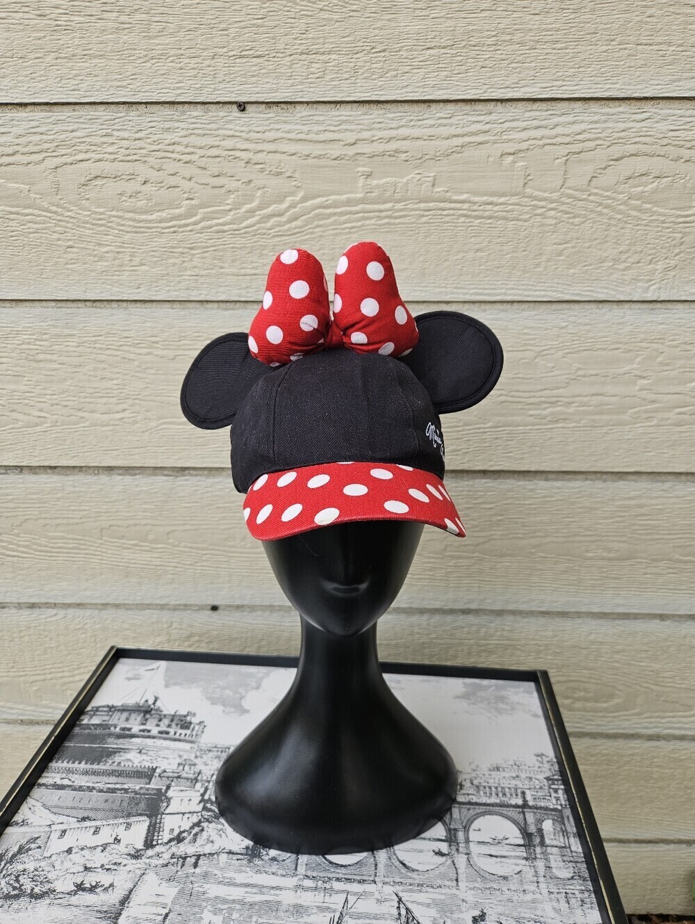 Disney Parks Minnie Mouse ears baseball cap snapback youth